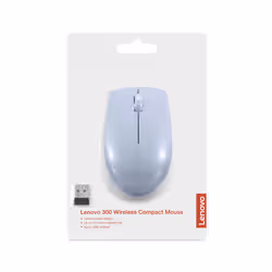 Lenovo 300 Wireless Compact Maus Kabellos Optisch Blau 3 Tasten 1000 dpi souris Ambidextre RF sans fil Optique - Vue supplémentaire 6