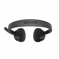 Lenovo Wireless VoIP Headset Casque Sans fil Arceau Bureau/Centre d'appels Bluetooth Noir - Vue supplémentaire 3