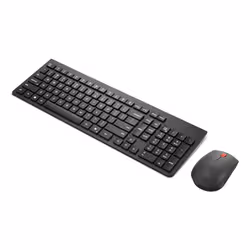 Lenovo 4X31R64464 clavier Souris incluse Bureau RF sans fil Français Noir - Vue supplémentaire 2