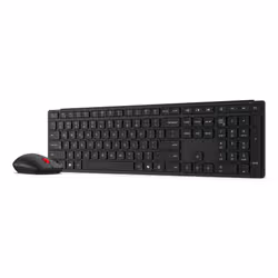 Lenovo 4X31S04810 clavier Souris incluse Bureau RF sans fil + Bluetooth Français Noir - Vue supplémentaire 4