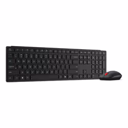 Lenovo 4X31S04810 clavier Souris incluse Bureau RF sans fil + Bluetooth Français Noir - Vue supplémentaire 5