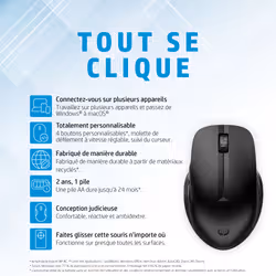 HP Souris sans fil multi-périphériques 435 - Vue supplémentaire 9