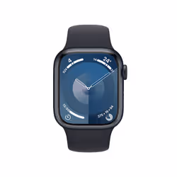 Apple Watch Series 9 41 mm Noir Wifi GPS - Vue supplémentaire 2
