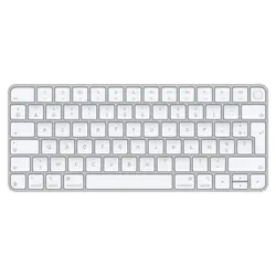 Apple Magic clavier Universel USB + Bluetooth AZERTY Argent, Blanc