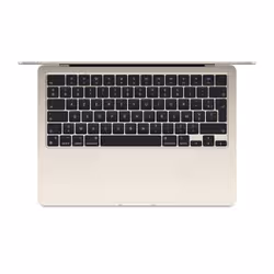 Apple MacBook Air Apple M M3 Ordinateur portable 34,5 cm (13.6") 16 Go 512 Go SSD Wi-Fi 6E (802.11ax) macOS Sonoma Blanc - Vue supplémentaire 2