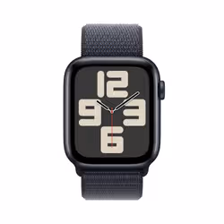 Apple Watch SE OLED 44 mm Numérique 368 x 448 pixels Écran tactile Noir Wifi GPS (satellite) - Vue supplémentaire 2