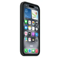 Apple Coque en silicone avec MagSafe pour iPhone 16 - Noir