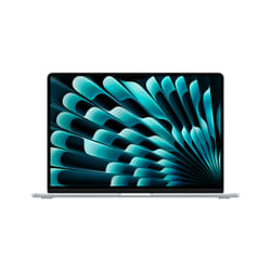 Apple MacBook Air Apple M M3 Ordinateur portable 38,9 cm (15.3") 16 Go 256 Go SSD Wi-Fi 6E (802.11ax) macOS Sequoia Argent