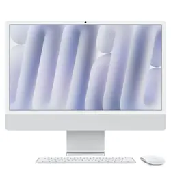 Apple iMac Apple M M4 59,7 cm (23.5") 4480 x 2520 pixels PC All-in-One 24 Go 512 Go SSD macOS Sequoia Wi-Fi 6E (802.11ax) Argent