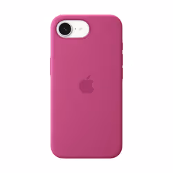 Apple Coque en silicone pour iPhone 16e – Fuchsia - Vue supplémentaire 2