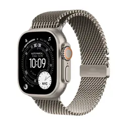Apple Watch Ultra 3 OLED 49 mm Numérique 422 x 514 pixels Écran tactile 5G Titane Wifi GPS (satellite)