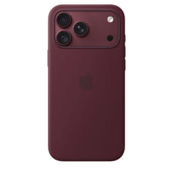 Apple Coque en silicone avec MagSafe pour iPhone 18 Pro Max - Bordeaux