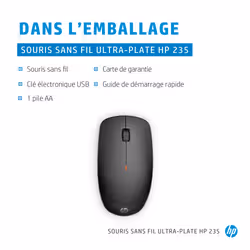 HP Souris sans fil ultra-plate 235 - Vue supplémentaire 10