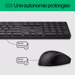 HP Ensemble clavier et souris sans fil 650 - Vue supplémentaire 13