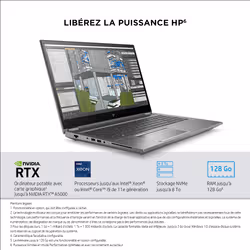 HP ZBook Fury 15.6 G8 i7-11800H 15.6" Full HD 16 Go 512 Go SSD NVIDIA T1200 Windows 10 Pro Gris - Vue supplémentaire 7
