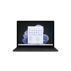 Microsoft Surface Laptop 5 Intel® Core™ i7 i7-1265U Ordinateur portable 34,3 cm (13.5") Écran tactile 16 Go LPDDR5x-SDRAM 512 Go SSD Wi-Fi 6 (802.11ax) Windows 10 Pro Qwerty Noir