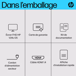 HP Écran FHD V24v G5 - Vue supplémentaire 5