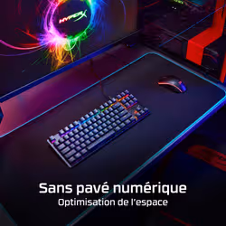 HyperX Alloy Origins Core PBT HX Red - Clavier de jeu mécanique - Vue supplémentaire 11