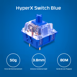 HyperX Alloy Origins Core PBT HX Red - Clavier de jeu mécanique - Vue supplémentaire 8