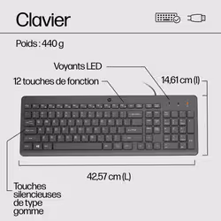 HP Clavier filaire 150 - Vue supplémentaire 10