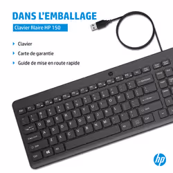 HP Clavier filaire 150 - Vue supplémentaire 12