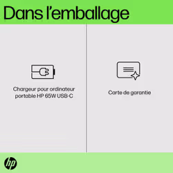 HP Chargeur pour ordinateur portable USB-C 65 W - Vue supplémentaire 2