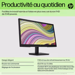 HP P22v G5 écran plat de PC 21.4" Full HD Noir - Vue supplémentaire 14