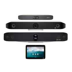 HP Poly Barre de visioconférence tout-en-un Poly Studio X52 avec kit de contrôleur TC10