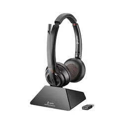 HP Poly Micro-casque Poly Savi 8220 DECT UC USB-A 1880-1900 MHz certifié Microsoft Teams