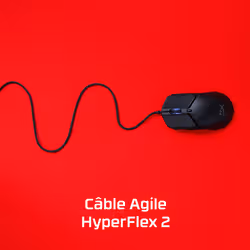 HyperX Pulsefire Haste 2 - Souris gaming (noir) - Vue supplémentaire 9