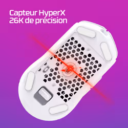 HyperX Pulsefire Haste 2 - Souris sans fil gaming (noir) - Vue supplémentaire 6