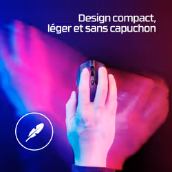 HyperX Pulsefire Haste 2 - Souris sans fil gaming (noir) - Vue supplémentaire 9