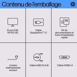 HP Écran FHD E27 G5 - Vue supplémentaire 4