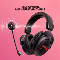 HyperX Cloud II Core Wireless GAM HEADSET Avec fil &sans fil Arceau Gaming Noir - Vue supplémentaire 5