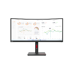 Lenovo ThinkVision T34w-30 LED display 86,4 cm (34") 3440 x 1440 pixels Wide Quad HD Noir