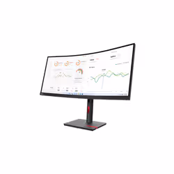 Lenovo ThinkVision T34w-30 LED display 86,4 cm (34") 3440 x 1440 pixels Wide Quad HD Noir - Vue supplémentaire 3