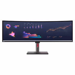 Lenovo ThinkVision P49w-30 LED display 124,5 cm (49") 5120 x 1440 pixels DQHD Noir - Vue supplémentaire 3