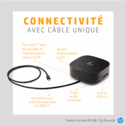 HP Station d’accueil USB-C G5 Essential - Vue supplémentaire 9