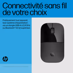 HP Souris double mode Z3700 noire - Vue supplémentaire 6
