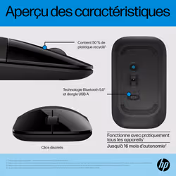 HP Souris double mode Z3700 noire - Vue supplémentaire 7