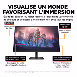 HP OMEN by 31.5 inch QHD 165Hz Gaming Monitor - OMEN 32q écran plat de PC - Vue supplémentaire 10