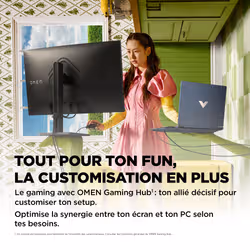 HP OMEN by 31.5 inch QHD 165Hz Curved Gaming Monitor - OMEN 32c écran plat de PC - Vue supplémentaire 11