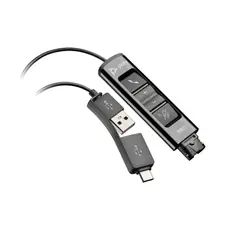 HP Poly Adaptateur Poly DA85 USB vers QD Noir TAA