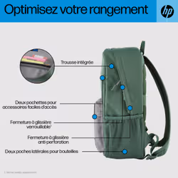 HP Sac à dos Campus (vert) - Vue supplémentaire 3
