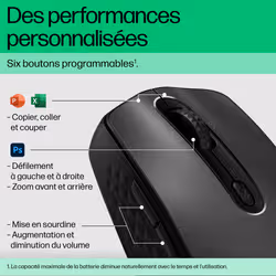 HP Souris sans fil rechargeable 690 - Vue supplémentaire 6