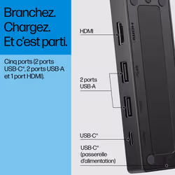 HP Concentrateur USB-C de voyage G3 - Vue supplémentaire 4