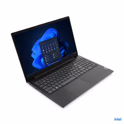 Lenovo V V15 Intel® Core™ i3 i3-1215U Ordinateur portable 39,6 cm (15.6") Full HD 8 Go DDR4-SDRAM 256 Go SSD Wi-Fi 5 (802.11ac) Windows 11 Home Noir - Vue supplémentaire 4