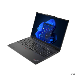 Lenovo ThinkPad E16 Ordinateur portable 40,6 cm (16") WUXGA AMD Ryzen™ 5 7530U 16 Go DDR4-SDRAM 512 Go SSD Wi-Fi 6 (802.11ax) Windows 11 Pro Noir