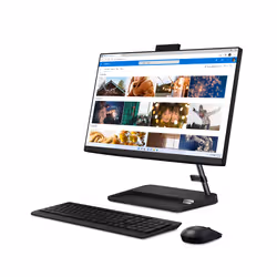Lenovo IdeaCentre AIO 3 22IAP7 Intel® Core™ i5 i5-12450H 54,6 cm (21.5") 1920 x 1080 pixels PC All-in-One 8 Go DDR4-SDRAM 512 Go SSD Wi-Fi 6 (802.11ax) Noir - Vue supplémentaire 2