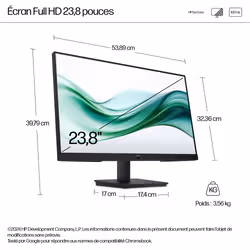 HP Series 3 Pro Moniteur FHD 23,8 pouces - 324pv - Vue supplémentaire 3